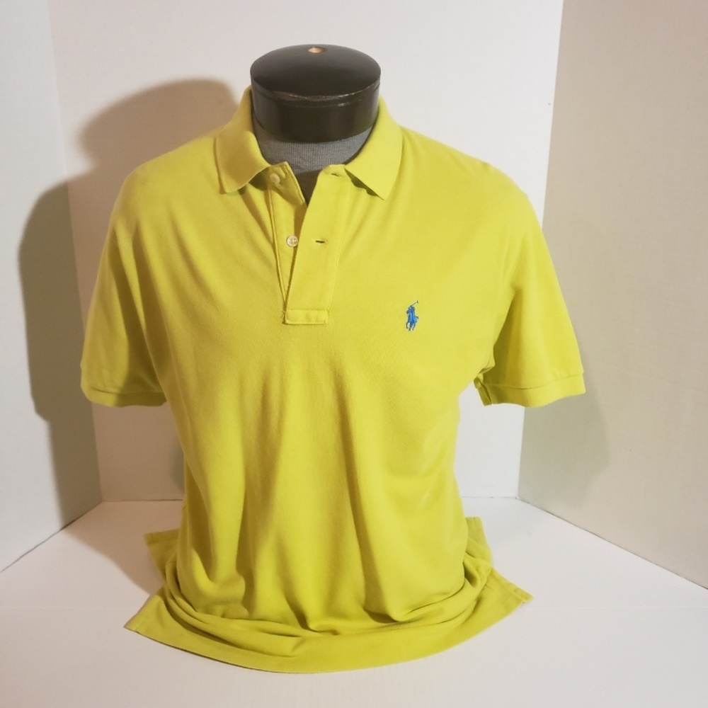 Men's Ralph Lauren Polo shirt (neon yellow)